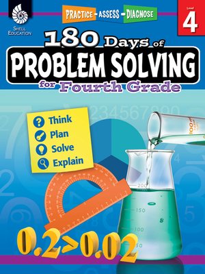 cover image of 180 Days of Problem Solving for Fourth Grade: Practice, Assess, Diagnose